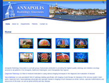 Tablet Screenshot of annapolisradiology.com